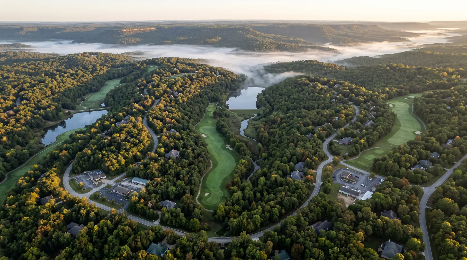 Aerial view of Bella Vista, Arkansas